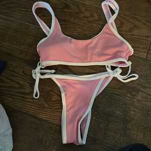 New pink bikini size small
